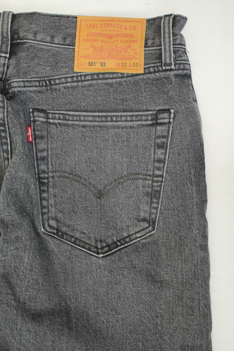 リーバイ501ビッグE w32 LEVI'S 501 '93 PREMIUM BIG E STONE WASH BLACK JEANS SIZE 32