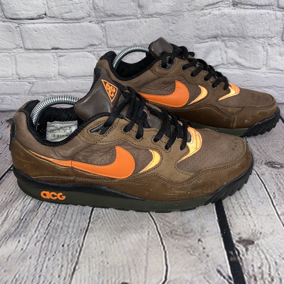 Nike Air ACG Wildwood Brown Orange 8 Utility Outdoor Hiking