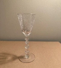 Lovely Vintage DIANE CAMBRIDGE GLASS CO CRYSTAL #3122 Cordial Glass 5"  MINT