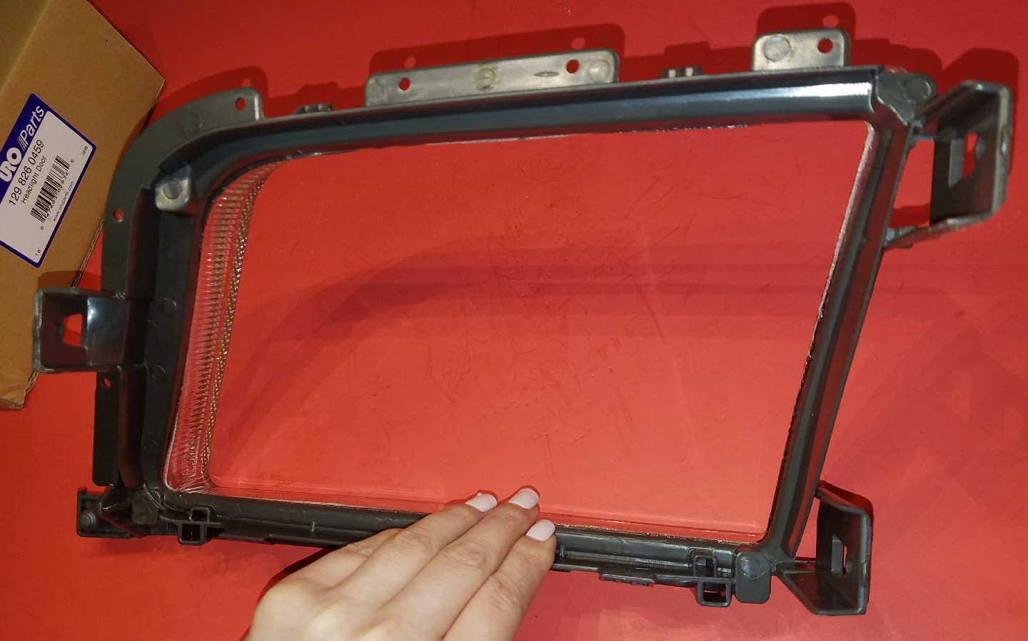 Left & Right Headlight Door Trim Ring Bezel Rim Set For Mercedes R129