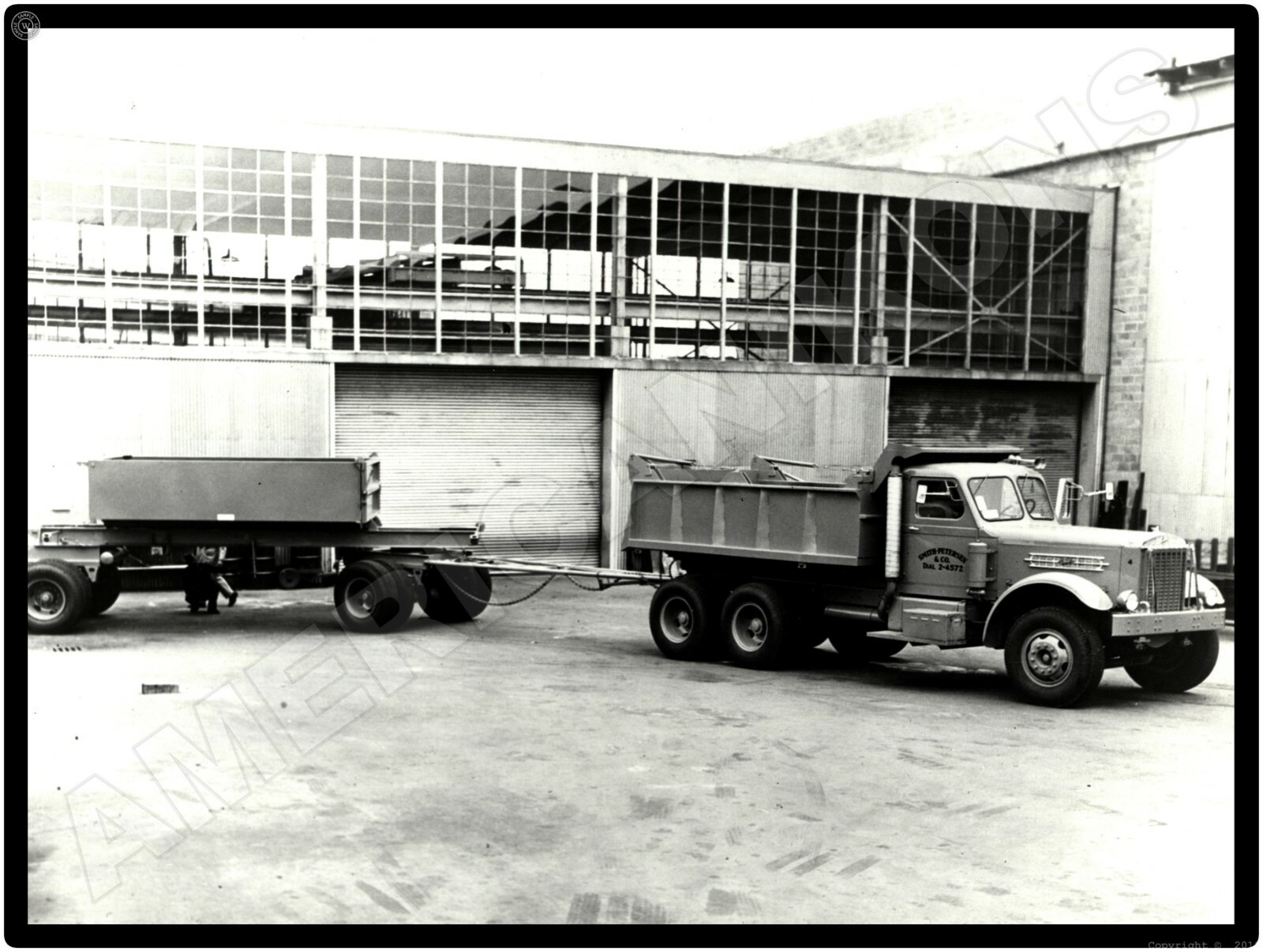 Sterling Trucks New Metal Sign: Smith-Peterson Dump Truck & Trailer