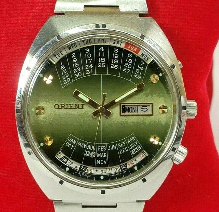 Vintage ORIENT Perpetual Calendar Ref G469672 4C Automatic Day