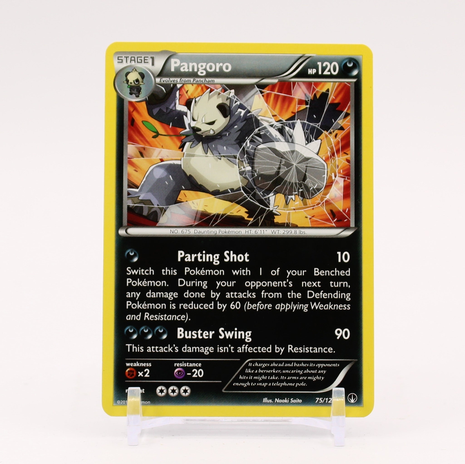 Pangoro - 75/122 BREAKPoint Rare Pokemon - NM