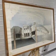 Rare 85 Richard Davies Sterling Miami Beach Signed 39/100 Screenprint Lithograph