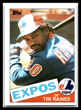 Tim Raines 1985 Topps #630 Montreal Expos