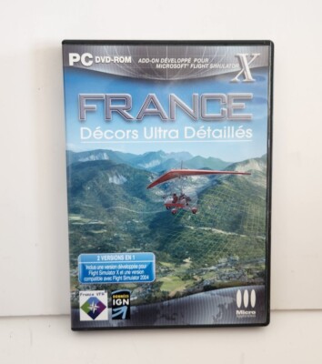 2004 Microsoft Flight Simulator France Ultra Detailed Decor FRENCH GAME