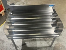 BK Resources UB4-21-LD36 Underbar Liquor Bottle Display - Holds 40 Bottles