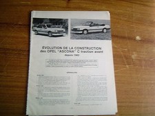 Revue technique Opel ASCONA