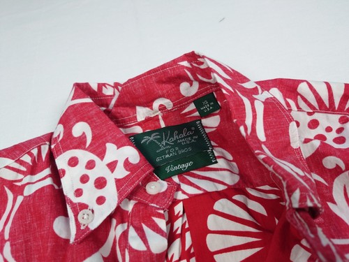 NEU Gitman Bros x Kahala Hawiian Red Duke's Pareo Popover Shirt XS Neu mit Etikett $ 215 - Bild 2 von 5