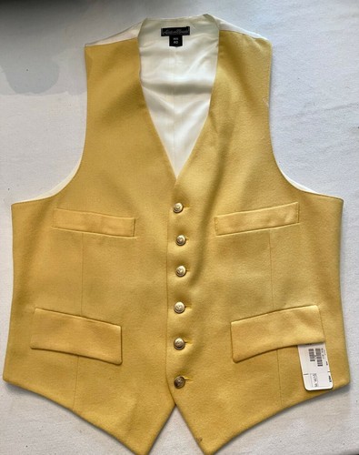 Mens Canary Fox Hunting Vest 40 Reg | eBay