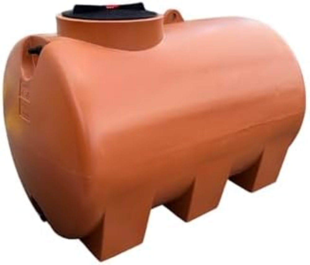 Serbatoio Polietilene per acqua Cilindrico Orizzontale mod. 300 litri colore ter