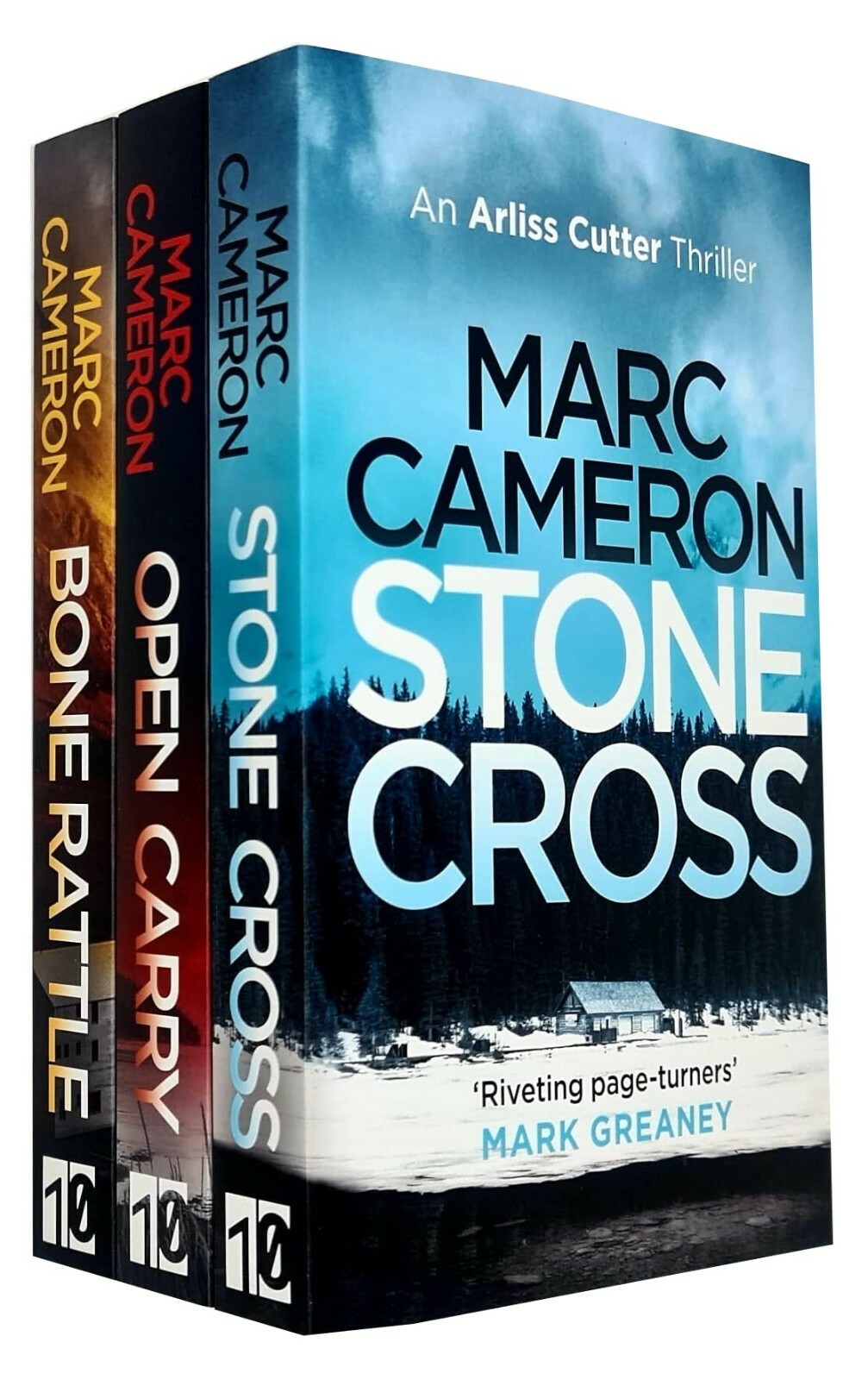 Marc Cameron 3 Books Collection Set Open Carry,Stone Cross,Bone Rattle PB NEW