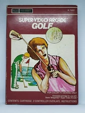 Sears Tele-Games Super Video Arcade Golf Intellivision 1979 with Original Decals