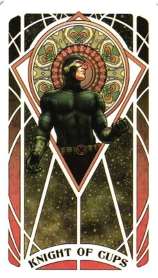 CYCLOPS KNIGHT OF CUPS 2023 Marvel Tarot Card By Lily McDonnell