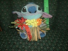 Disney Plush STITCH HAWAII Approximately 7" well loved
