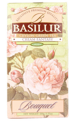 BASILUR Cream Fantasie Green Tea 100g Ceylon Grüntee tea