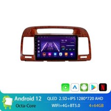 9"4 64 Android 12 Car Stereo Radio for Toyota Camry 2000 06 GPS NAVI DSP 4G WIFI