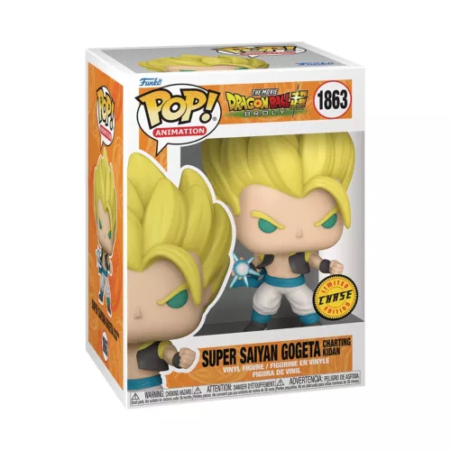 Pop! Animation Dragon Ball Super Broly SSJ Gogeta CHASE #1863 Vinyl Figure Funko