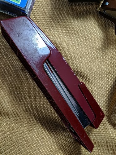 4 Vintage Office Desk Tool Lot Stanley Bostitch Stapler Scotch Tape Dispenser - Picture 12 of 24