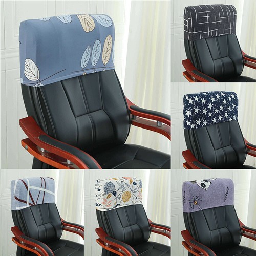6Pcs Elastic Office Chair Backrest Cover Boss Chair Back Protection Slipcov о - Picture 2 of 33