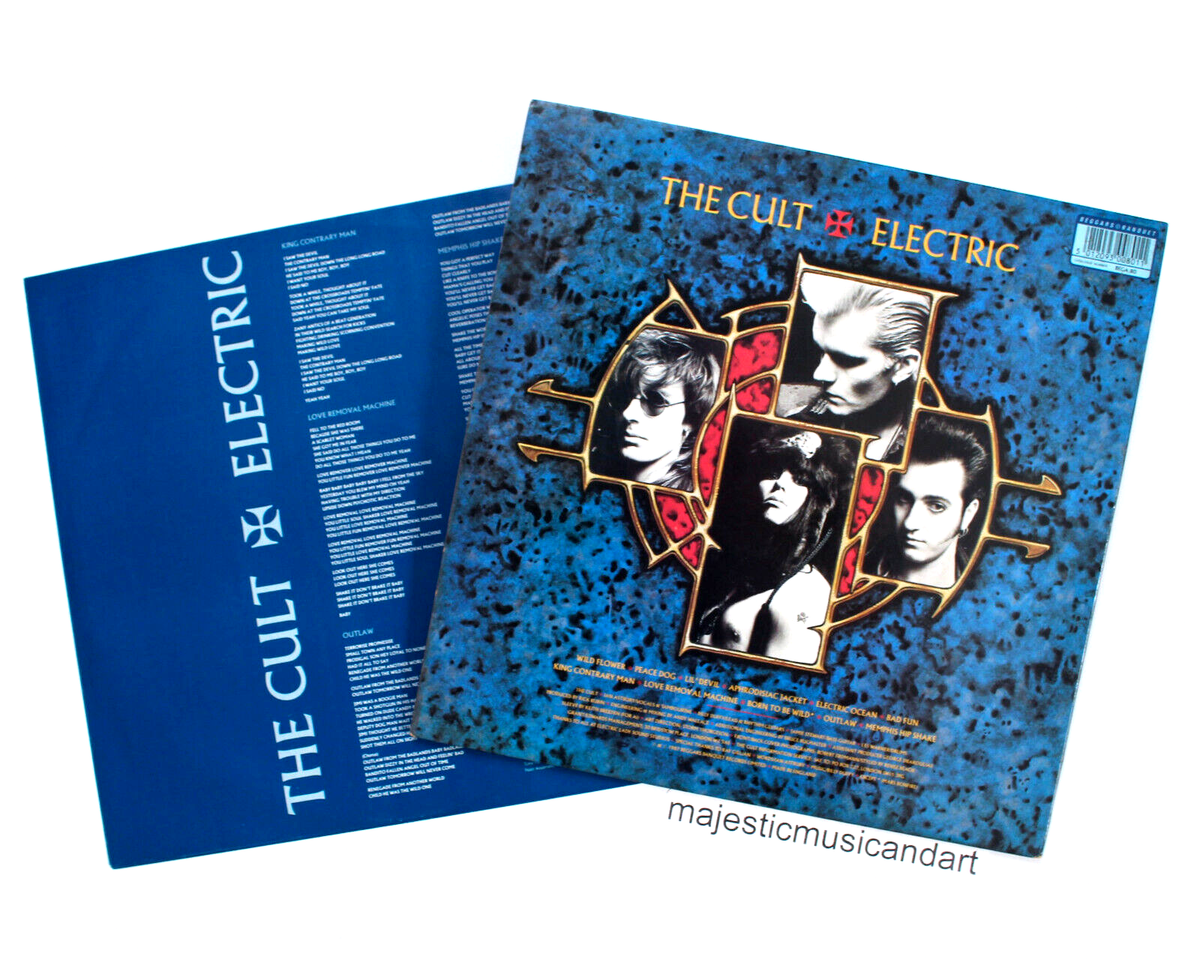 洋楽 The Cult Electric Picture Vinyl UK The Cult – Electric – Vinyl (Gold, LP, Album + 2 more), 1987
