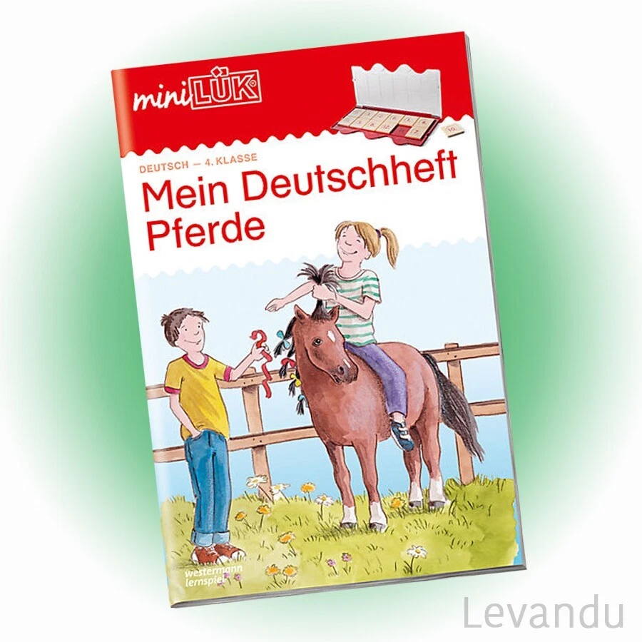 WESTERMANN mini LÜK Heft - Mein Deutschheft - Pferde - 4. Klasse (4179) - NEU
