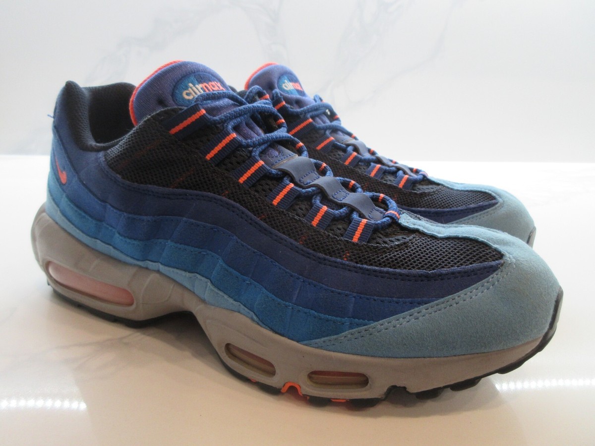 2014 Nike Air Max 95 OG SZ University Photo Blue Bright Mango PRM  609048-406