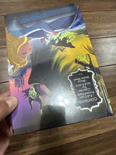 Cuaderno diario Maléfica de la Bella Durmiente Disney sin usar sellado con pegatinas - Imagen 10 de 16