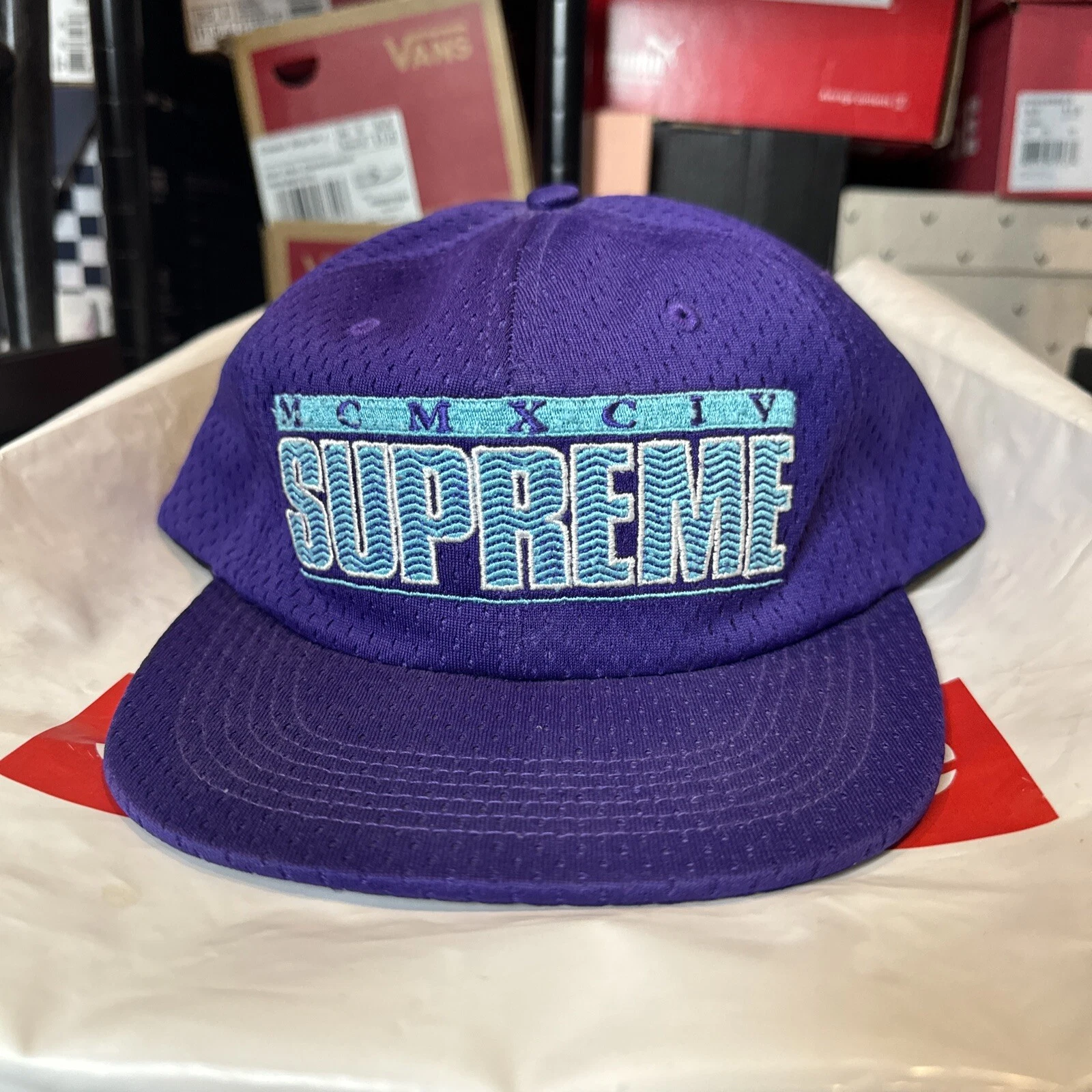 Chapeau Supreme Zigzag 6 panneaux 