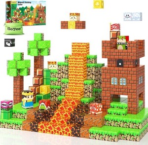 Soyee  Magnetic Blocks Building Blocks Games STEM Toys Kids Gifts Lava World