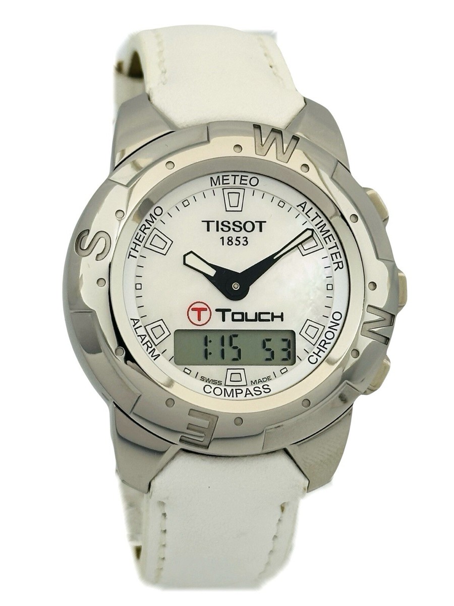 T-Touch Titanium White Mother-of-pearl Analog-Digital
