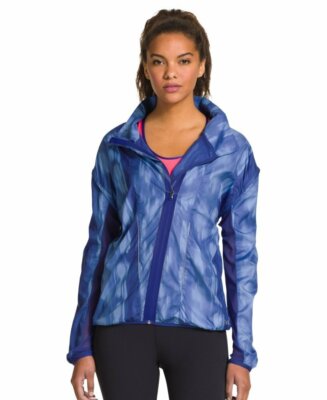 Women39;s UA Stunner Run Jacket Blue Size Medium