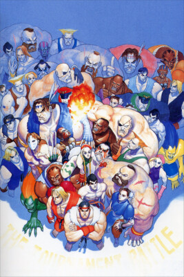 Super Street Fighter II New Challengers Arcade Sens Wall Art Home