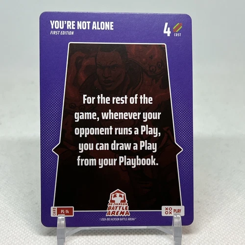 2024 Bo Jackson Battle Arena You're Not Alone SSP Play #PL-14 First Edition
