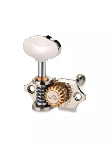 Schaller Germany 3x3 NICKEL Grand Tune Tuners Tuning Keys w/ Butterbean Buttons