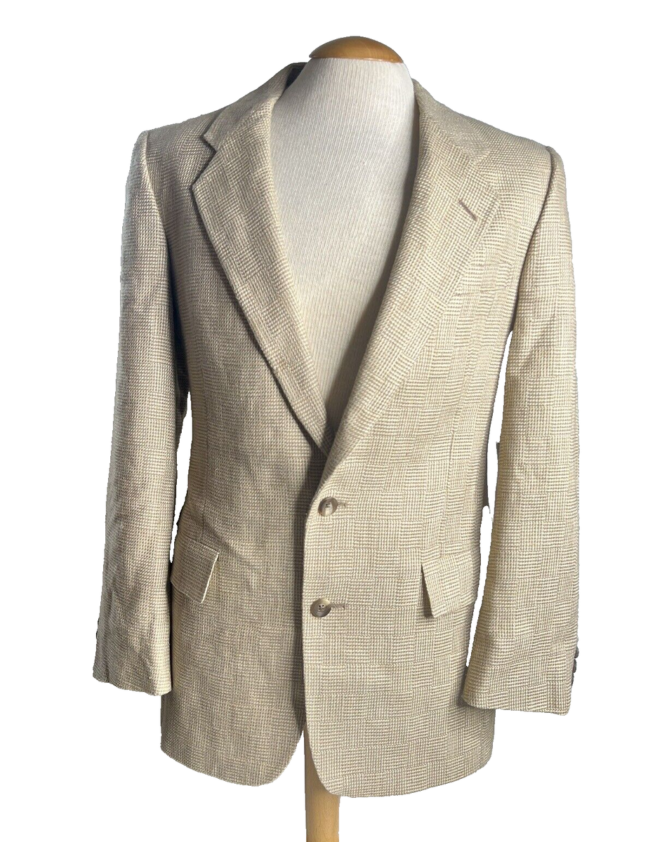 Vintage Christian Dior Monsieur Wallachs Beige Tweed Blazer Vintage Christian Dior Monsieur Wallachs Beige Tweed Blazer