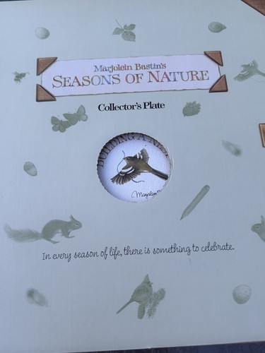 Sello Marjolein Bastin Construyendo un Plato Nido 10” Estaciones de la Naturaleza Aves Arte - Imagen 8 de 10