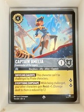 Captain Amelia - Commander of the Legacy Disney Lorcana Azurite Sea