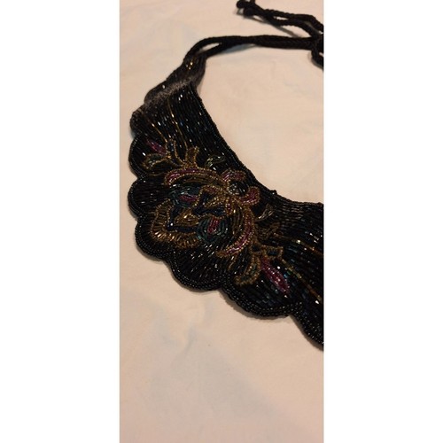 Lillian Vernon Vintage Perlenhandtasche Geldbörse & Humberbun Gürtel - Bild 9 von 16