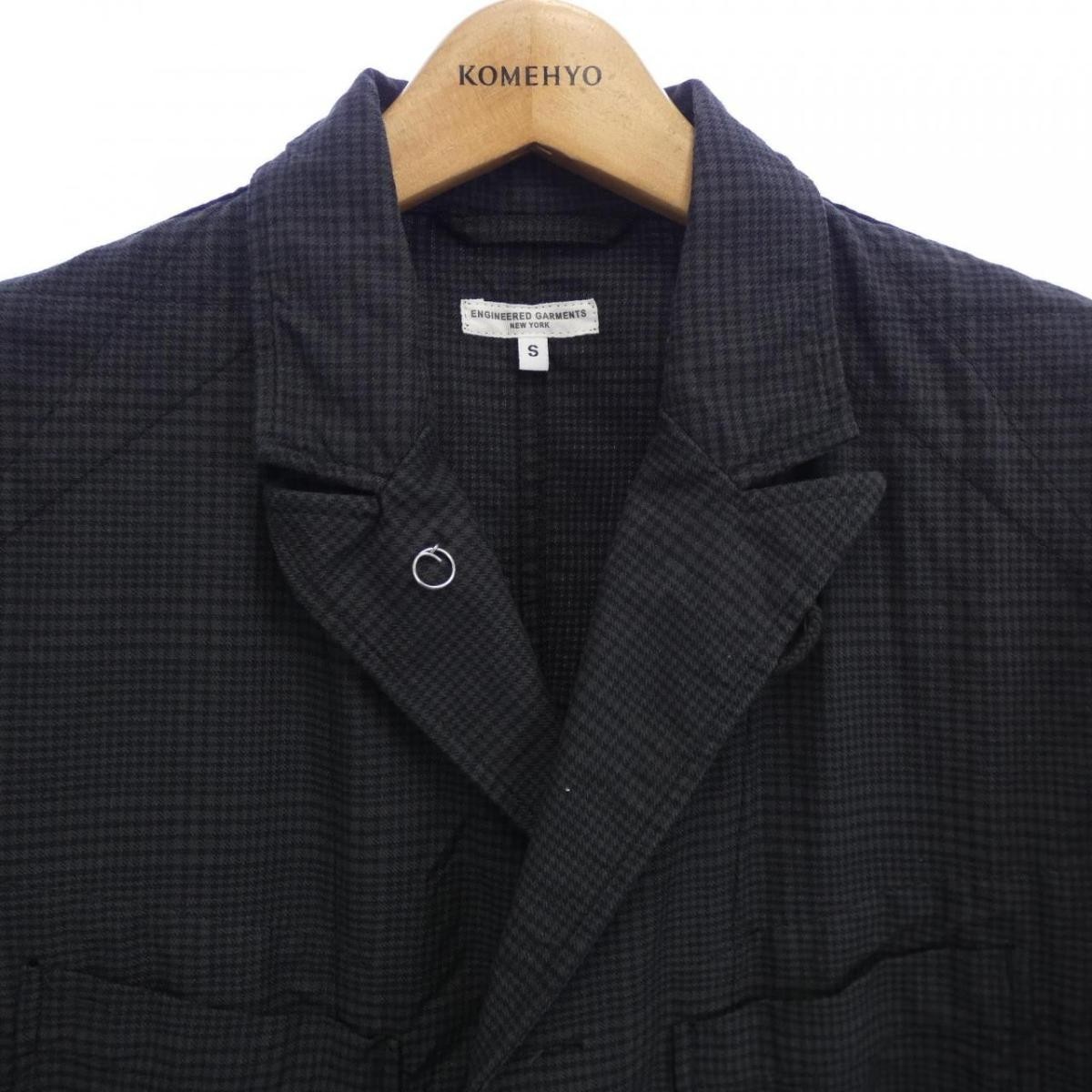Engineered Garments Gray Checked Cotton Jacket Si… - image 5
