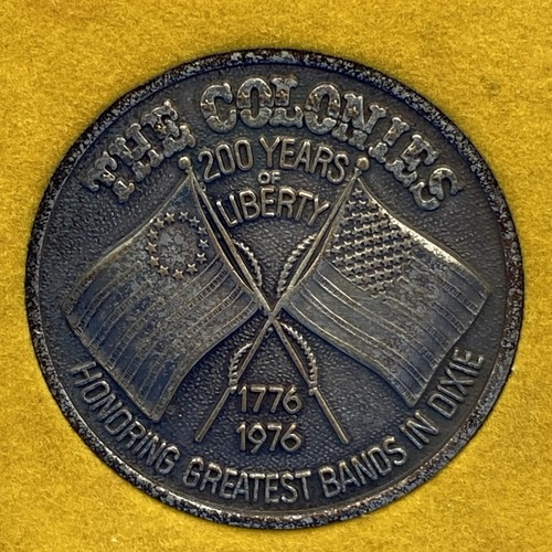 vintage Mardi Gras COIN Token Krewe of Mid-City King KMC The Colonies 1776-1976 - Picture 2 of 7