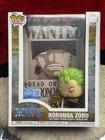 Funko Pop! Roronoa Zoro Wanted Poster #2124 One Piece Exclusive Vinyl In Hand!