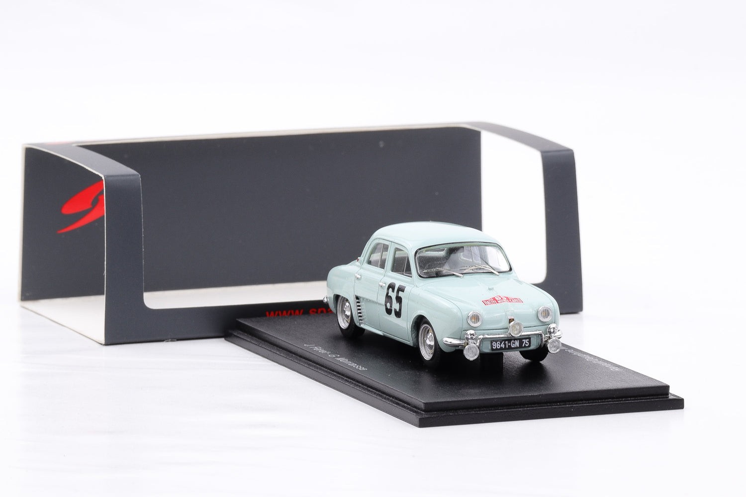 1:43 Spark Renault Dauphine Winner Monte Carlo Rally 1958 Resin S5207