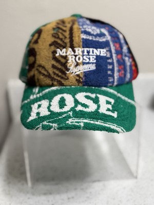 Supreme Martine Rose Towel 6 Panel Cap Multicolor Green FW24