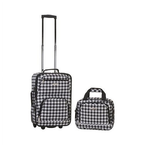 2pc Luggage Set 19-Inch Carry-On Upright & Compact Flight Tote Bag