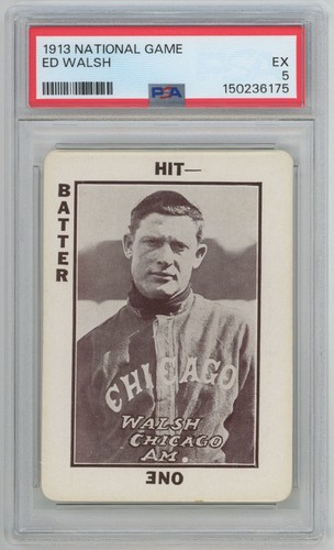 Ed Walsh 1913 National Game card