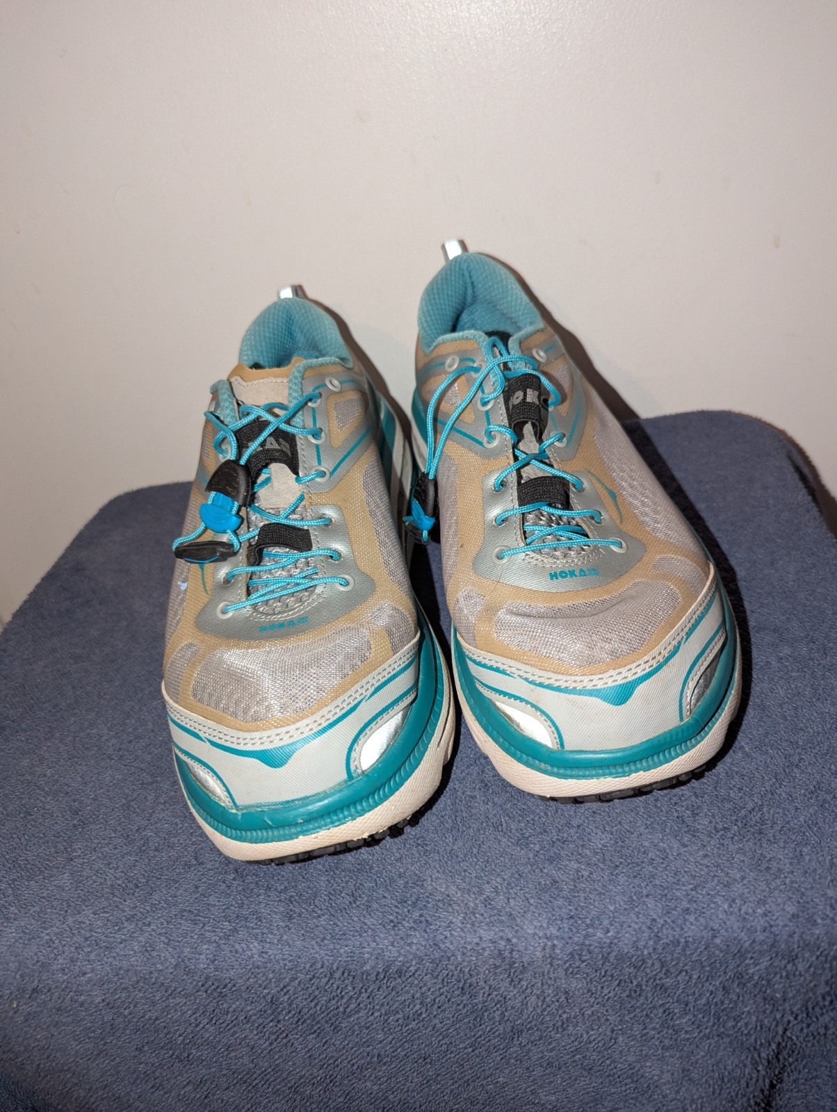 Hoka One One Bondi 3 Baltic Hi Rise Womens Size 10 Shoes Sneakers Running thumbnail 2