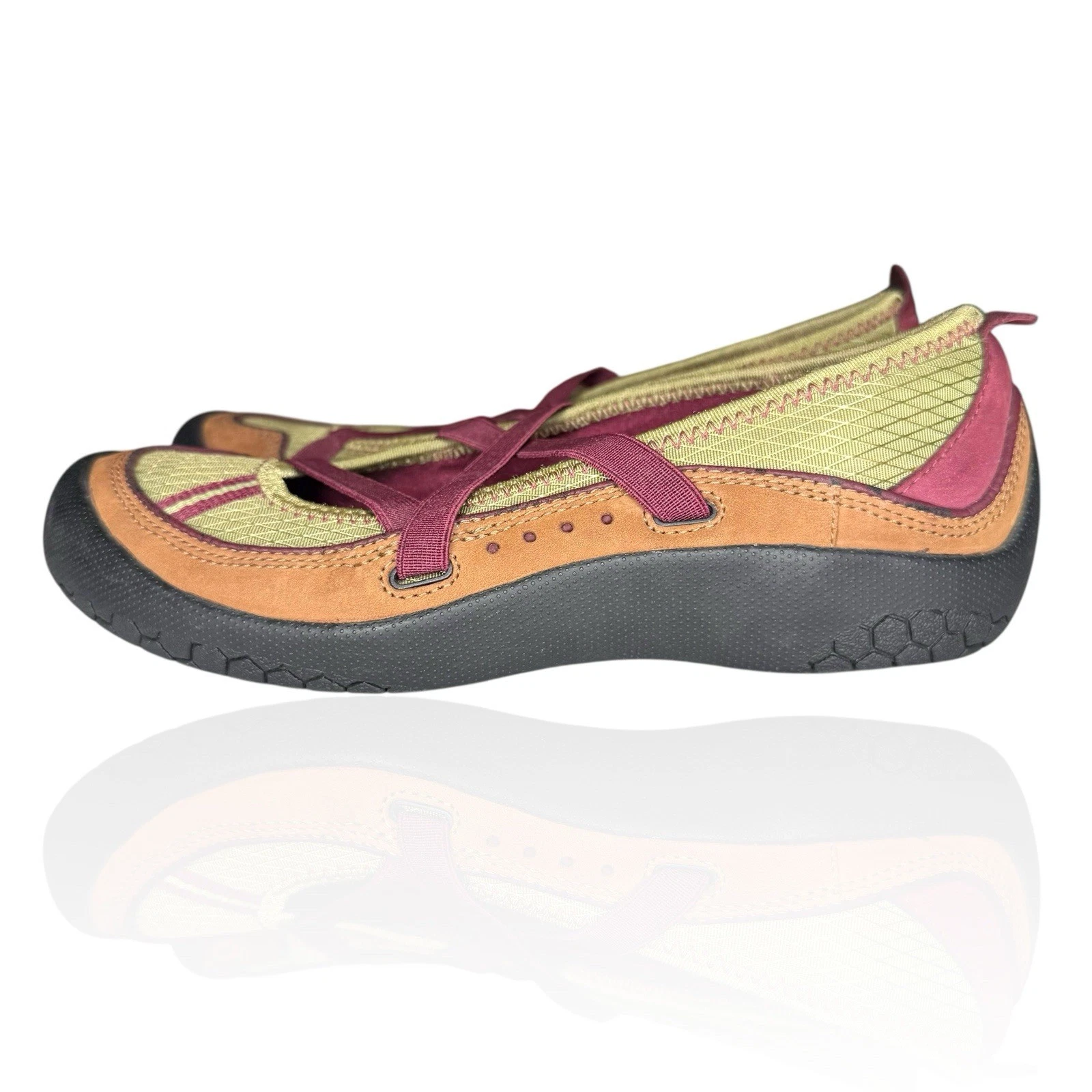 Scarpe basse Privo Clarks donna 7 M pelle scamosciata sportive Mary Jane