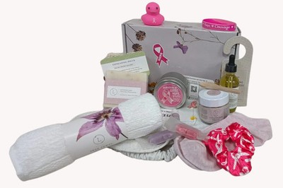 Breast Cancer Awareness Care Package Hope Warrior Gift Box