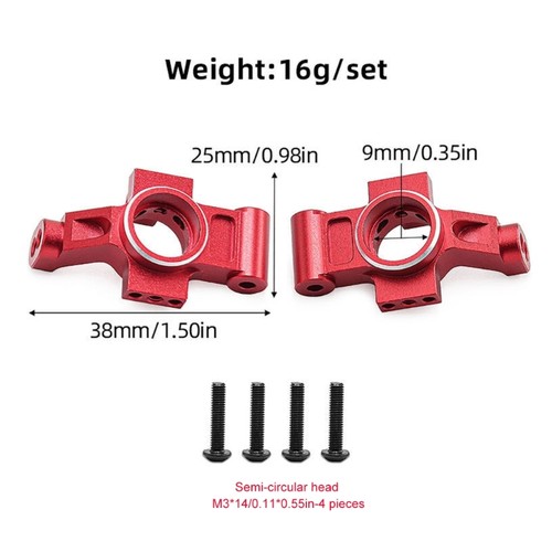 1/10 Steering Knuckles Set Alloy for Remote Control Car Steering Cup Set - Picture 8 of 10